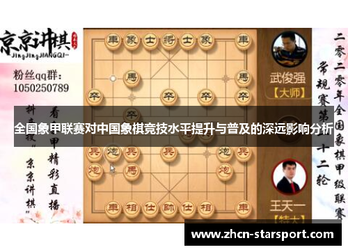 全国象甲联赛对中国象棋竞技水平提升与普及的深远影响分析